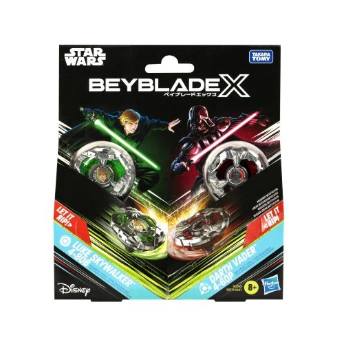 BEYBLADE X STAR WARS PACHET DUO LUKE SKYWALKER 4-80B SI DARTH VADER 4-60P