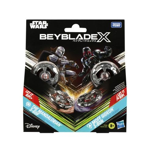 BEYBLADE X STAR WARS PACHET DUO THE MANDALORIAN 3-60F SI MOFF GIDEON 3-80N
