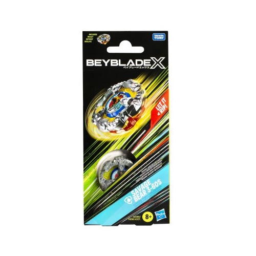 BEYBLADE X LET IT RIP SPIRALA SAVAGE BEAR 3-60S