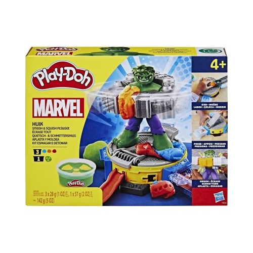 PLAY DOH MARVEL SET HULK LOVESTE SI ZDROBESTE