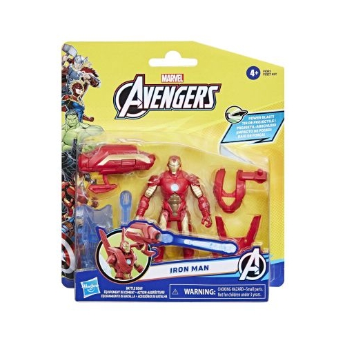AVANGERS EPIC HERO BATTLE GEAR FIGURINA IRON MAN 10CM