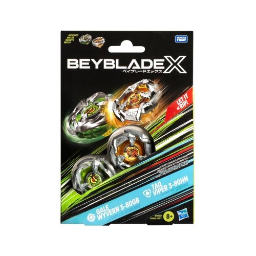BEYBLADE X PACHET DUO TAIL VIPER 3-80HN SI GALE WYVERN 5-80GB