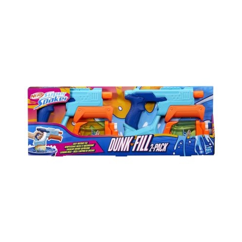 NERF SUPER SOAKER SET 2 BLASTERE NERF DUNK FILL