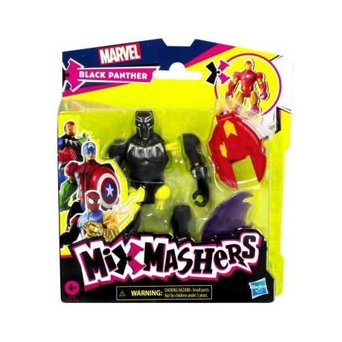 MARVEL AVENGERS MIX MASHERS FIGURINA BLACK PANTHER 12CM