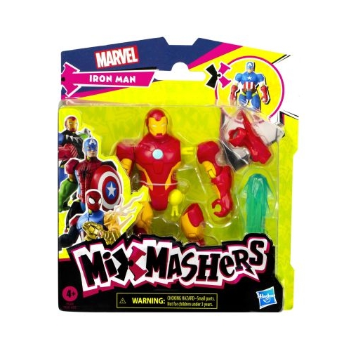 MARVEL AVENGERS MIX MASHERS FIGURINA IRON MAN 12CM