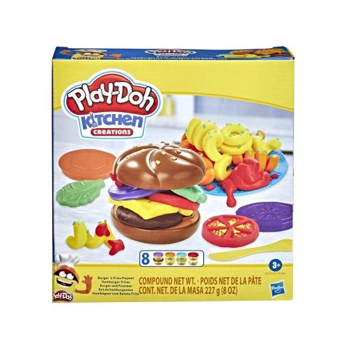 PLAY DOH KITCHEN CREATIONS SET DE GATIT HAMBURGER