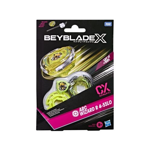BEYBLADE X LET IT RIP SET LANSATOR SI ROATA ARC WIZARD R 4-55L0