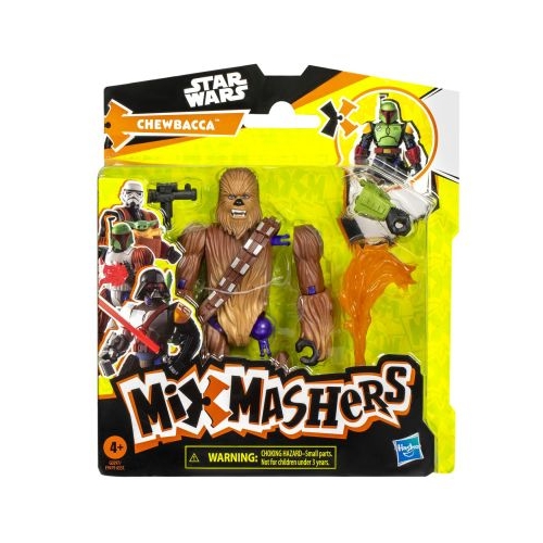 STAR WARS MIX MASHERS SET FIGURINA CHEWBACCA 12CM SI ACCESORII