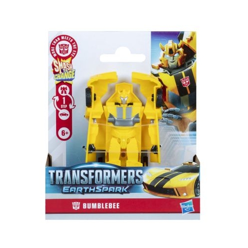 TRANSFORMERS EARTHSPARK FIGURINA BUMBLEBEE 1 STEP SMASH TO CHANGE