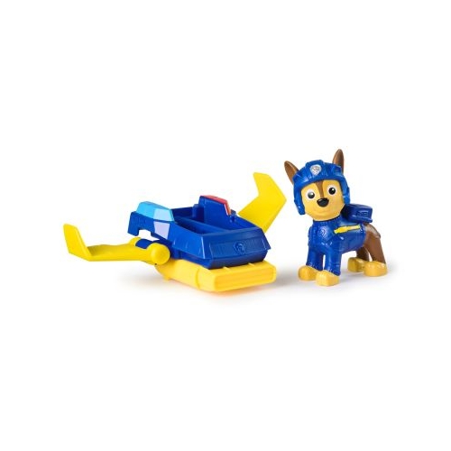 PATRULA CATELUSILOR ACTION PUPS SET VEHICUL DE SALVARE HOVERBOARD SI FIGURINA CHASE 5 CM