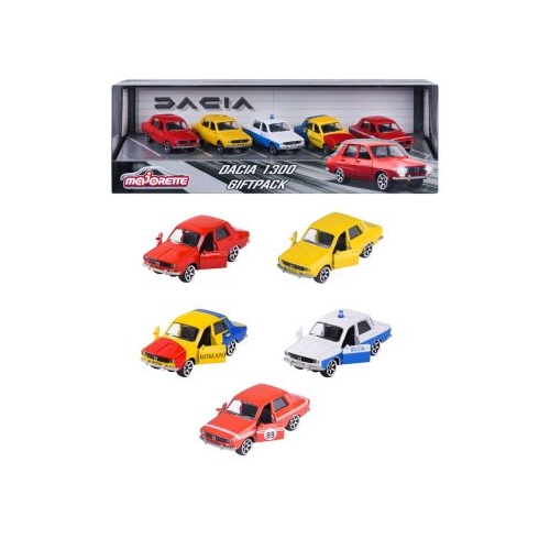 MAJORETTE DACIA 1300 SET 5 MASINUTE METALICE SCARA 164