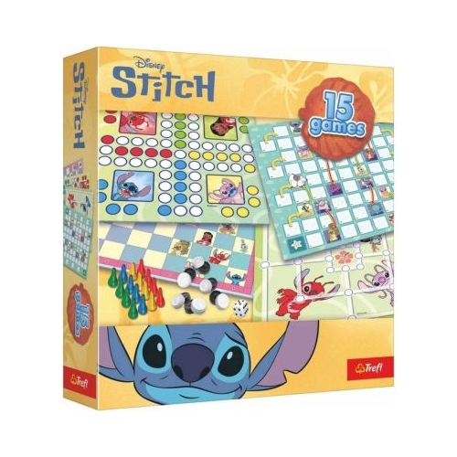 TREFL DISNEY STITCH SET 15 JOCURI CLASICE