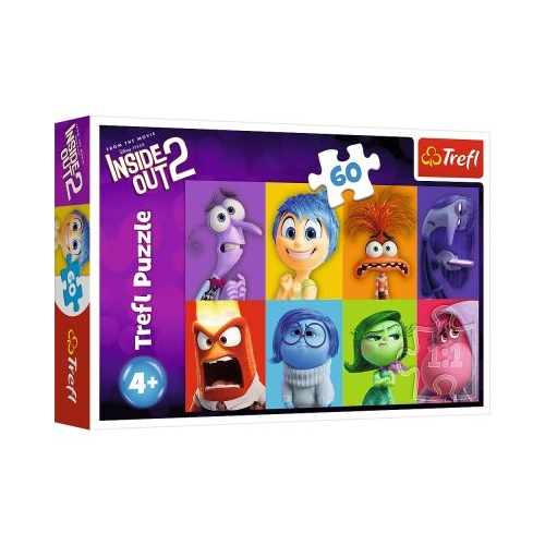 PUZZLE TREFL 60 DISNEY INSIDE OUT 2 EMOTIILE COPIILOR