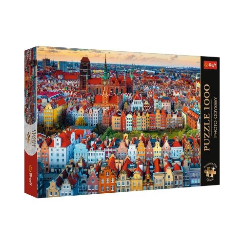PUZZLE TREFL 1000 PREMIUM PLUS PHOTO ODYSSEY VEDERE A ORASULUI GDANSK POLONIA
