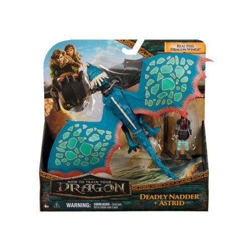 CUM SA ITI DRESEZI DRAGONUL SET DRAGON DEADLY NADDER SI FIGURINA VIKING ASTRID