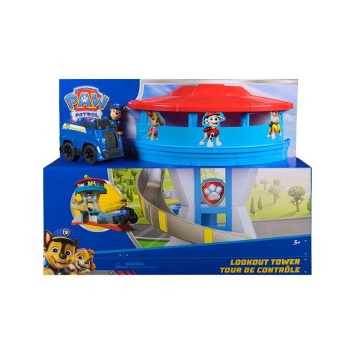 PATRULA CATELUSILOR SET TURN DE OBSERVATIE CU VEHICUL SI FIGURINA CHASE