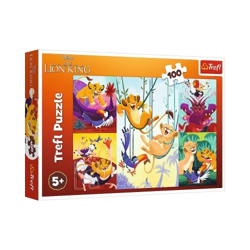 PUZZLE TREFL 100 DISNEY CURAJOSUL REGE LION