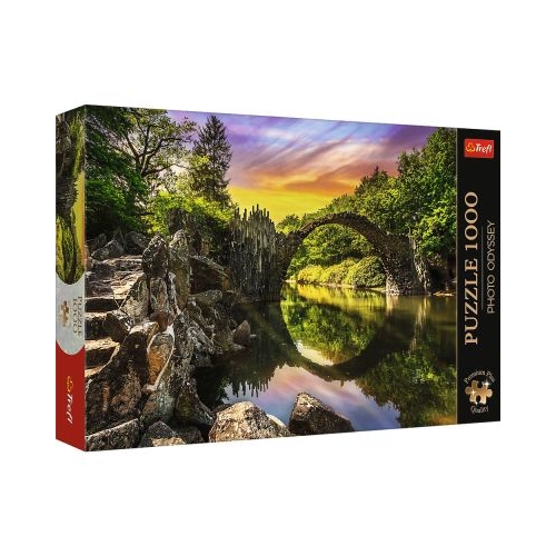 PUZZLE TREFL 1000 PREMIUM PLUS PHOTO ODYSSEY PODUL RAKOTZ DIN KROMLAU GERMANIA