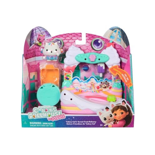 GABBYS DOLLHOUSE FILMUL SET BALCONUL DIN DULCIURI SI FIGURINA PISICA CAKEY CU ACCESORII