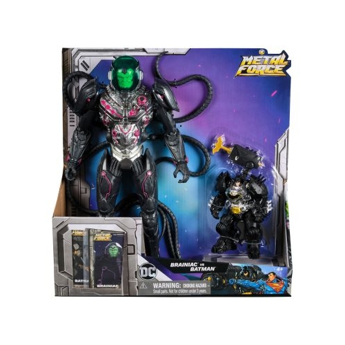 DC METAL FORCE SET FIGURINE DE ACTIUNE BRAINIAC VS BATMAN