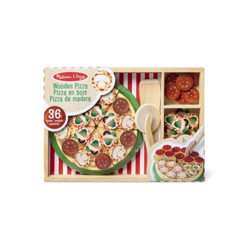 MELISSA AND DOUG SET DE JOACA DIN LEMN PETRECERE CU PIZZA