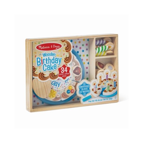 MELISSA AND DOUG SET DE JOACA DIN LEMN TORT ANIVERSAR