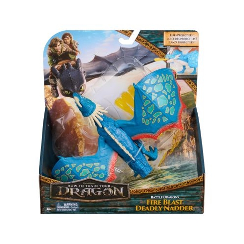 CUM SA ITI DRESEZI DRAGONUL LUPTA DRAGONILOR FIGURINA DRAGON DEADLY NADDER 26.5 CM