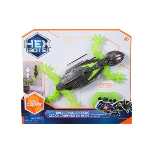 HEX BOTS SOPARLA CATARATOARE GECKO VERDE CU TELECOMANDA