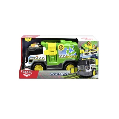 DICKIE CAMION DE RECICLARE CU LUMINI SI SUNETE 30CM