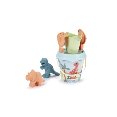 ECOIFFIER  SET GALEATA DINO CU 2 FORME DE NISIP 17CM