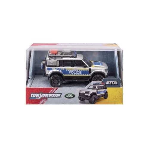 MAJORETTE MASINA METALICA DE POLITIE LAND ROVER DEFENDER SCARA 1 LA 43