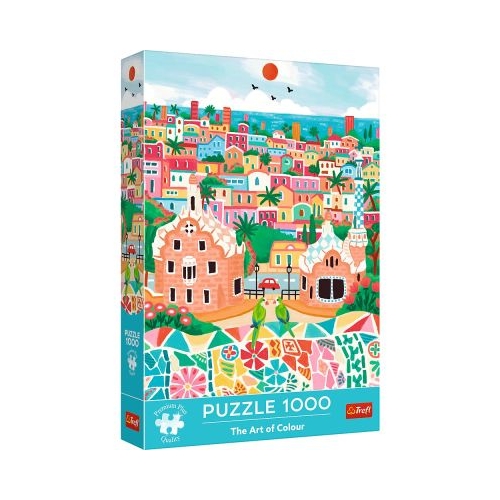 PUZZLE TREFL 1000 PREMIUM PLUS BARCELONA SPANIA