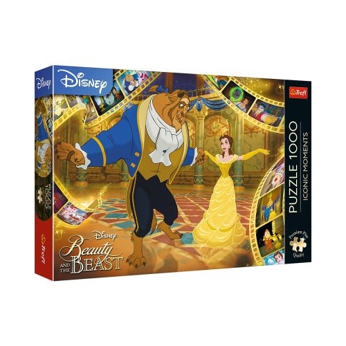 PUZZLE TREFL 1000 PREMIUM PLUS DISNEY PRINCESS FRUMOASA SI BESTIA