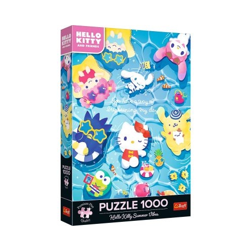 PUZZLE TREFL 1000 PREMIUM PLUS HELLO KITTY RELAXARE DE VARA