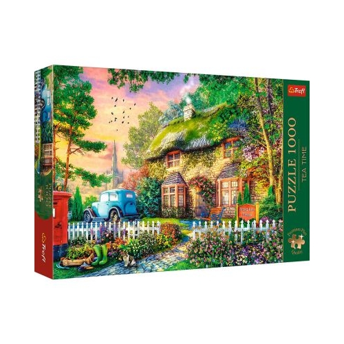 PUZZLE TREFL 1000 PREMIUM PLUS TEA TIME CASUTA STONEY LANE