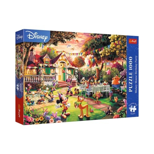 PUZZLE TREFL 1000 PREMIUM PLUS DISNEY MICKEY MOUSE PETRECERE ZI DE NASTERE