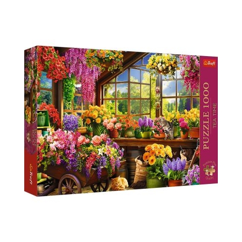 PUZZLE TREFL 1000 PREMIUM PLUS TEA TIME PREGATIRE PENTRU PRIMAVARA
