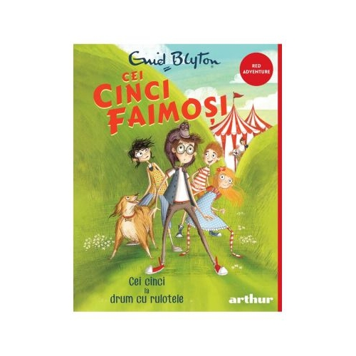 Cei cinci faimosi 5. Cei cinci la drum cu rulotele - Enid Mary Blyton