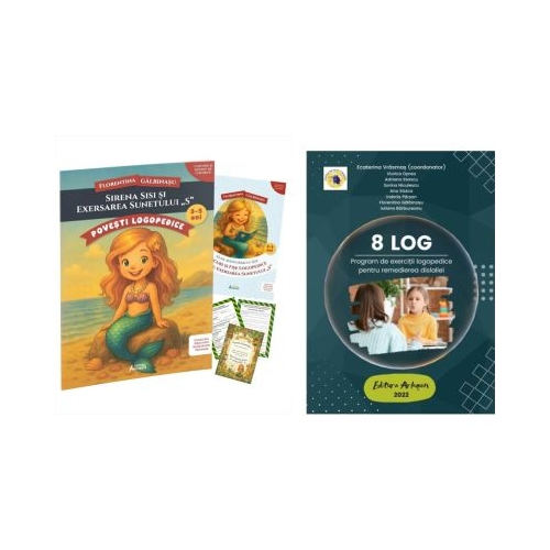 Pachet Sirena Sisi si exersarea sunetului S si 8 LOG - Florentina Galbinasu Ecaterina Vrasmas
