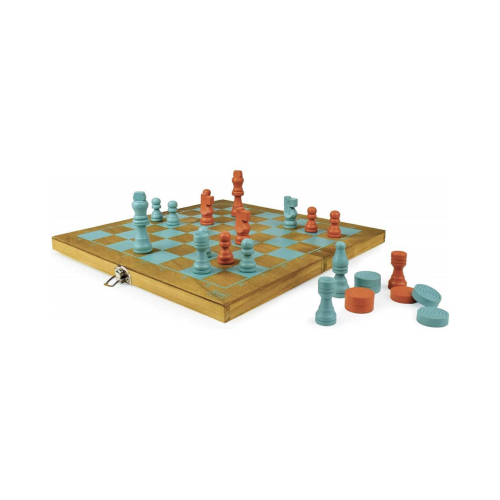 Joc de Sah si Dame - Lemn Legami