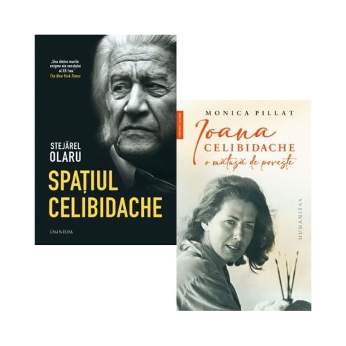 Pachet 2 carti Spatiul Celibidache si Ioana Celibidache o matusa de poveste - Stejarel Olaru Monica Pillat