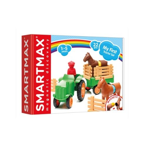 Joc magnetic Smart Max My First Tractor Primul meu tractor 22 piese