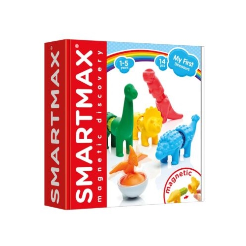 Joc magnetic Smart Max My First Dinosaurs Primii mei dinozauri 14 piese