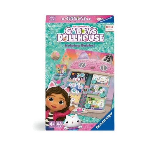 Gabbys Dollhouse Ravensburger joc de societate pentru copii de la 4 ani editie compacta multilingv inclusiv romana