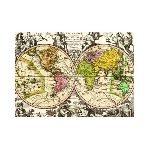 Puzzle 1000 de piese  saculet Atlas Kiub
