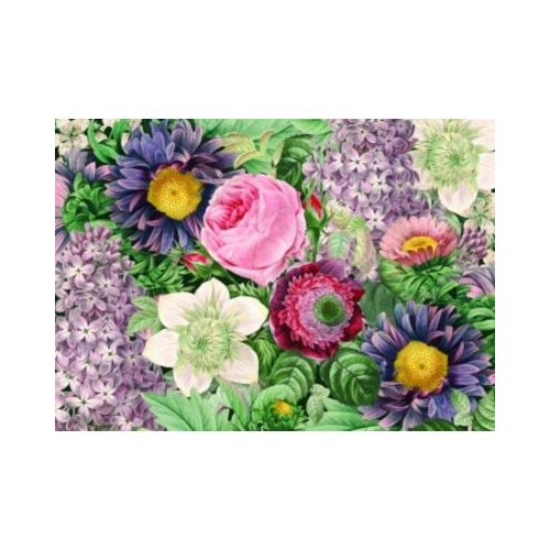 Puzzle 1000 piese  saculet Flori Kiub