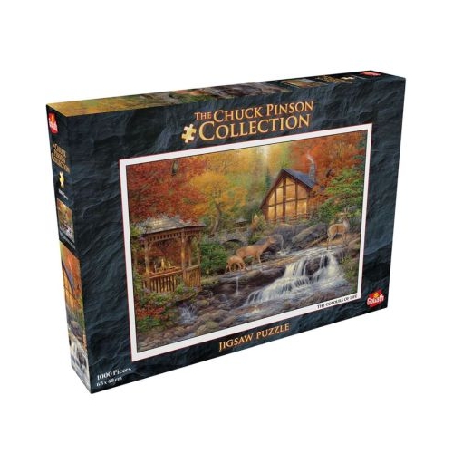 Puzzle 1000 piese Chuck Pinson Casuta din padure