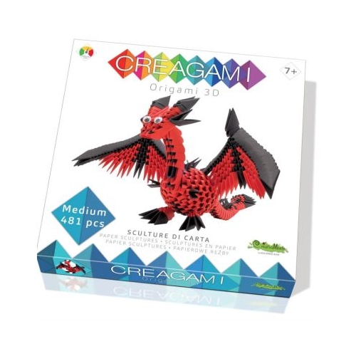 Kit origami cu 481 piese Creagami Dragon