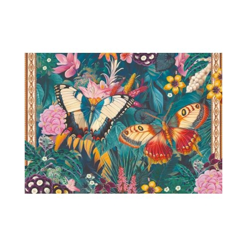 Puzzle 1000 piese  saculet 50 x 70 cm Fluturi Kiub