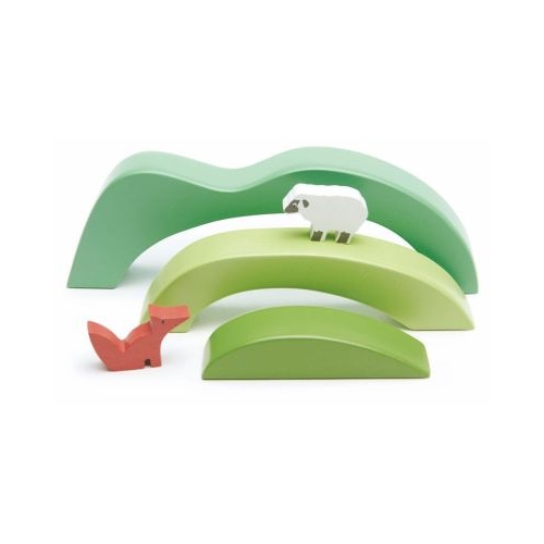 Dealurile verzi din lemn premium Green Hills View